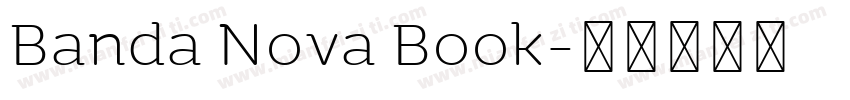 Banda Nova Book字体转换